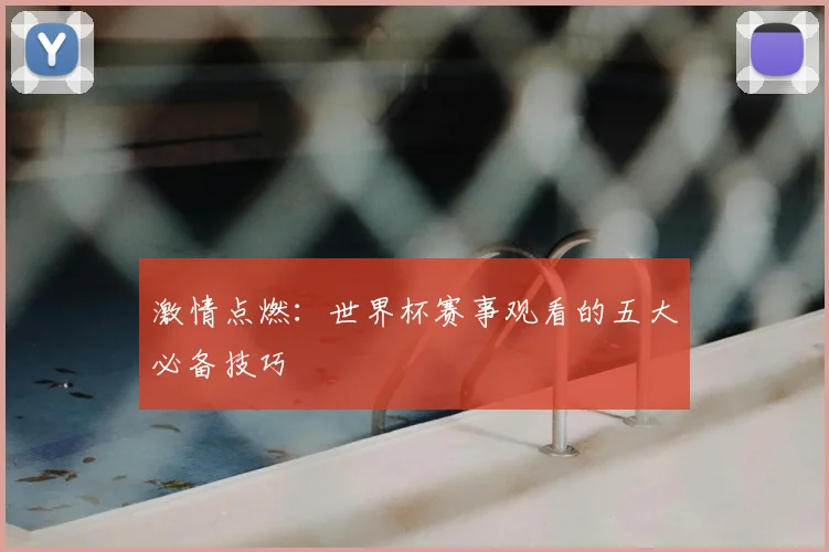 激情点燃：世界杯赛事观看的五大必备技巧