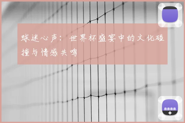 球迷心声：世界杯盛宴中的文化碰撞与情感共鸣